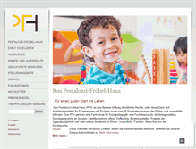 Tablet Screenshot of pfh-berlin.de